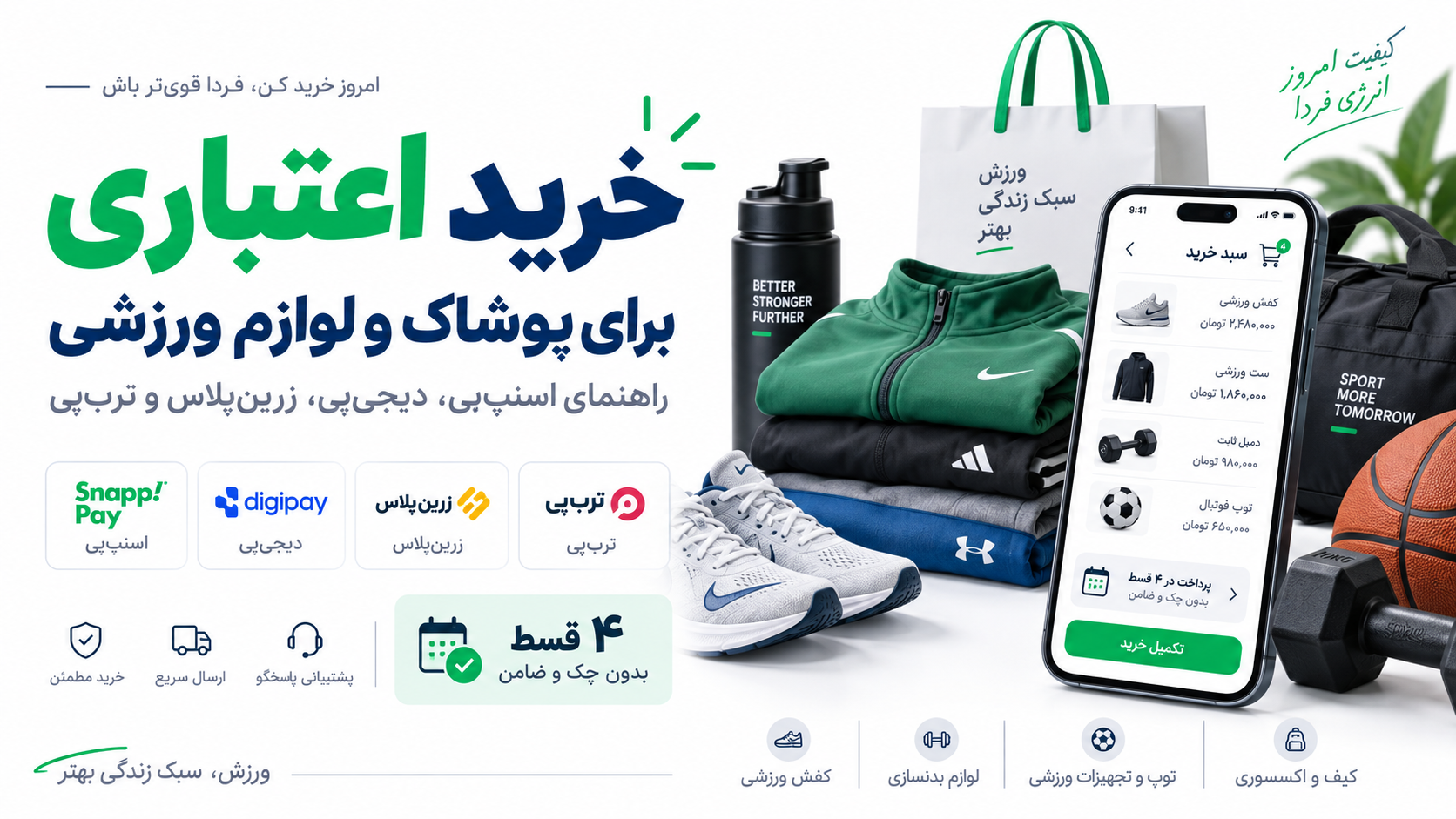 راهنمای خرید اعتباری 4 قسطه