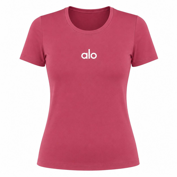 تیشرت ورزشی زنانه برند Alo مدل Slim-Fit | جنس لاکرا اعلا (تنوع ۶ رنگ)