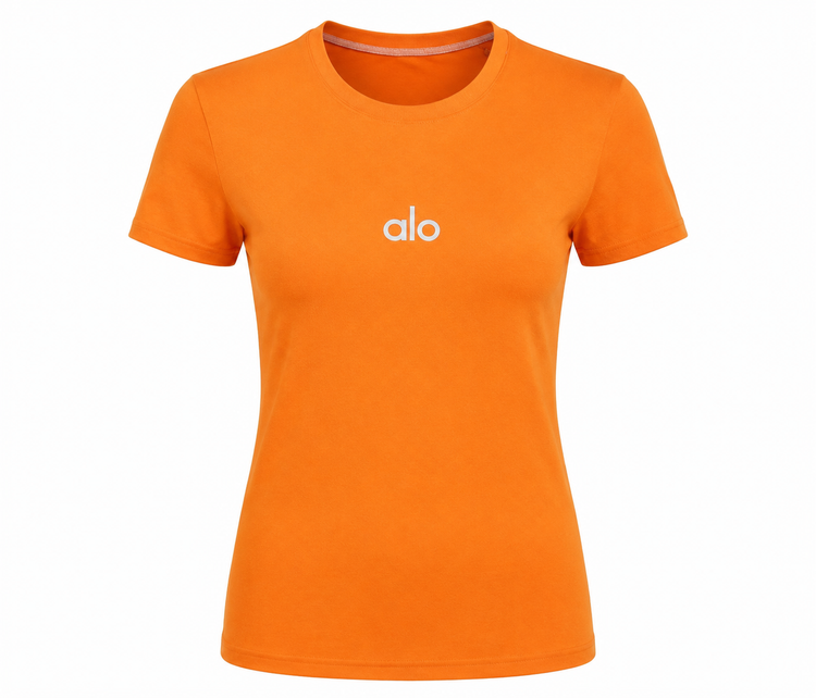 تیشرت ورزشی زنانه برند Alo مدل Slim-Fit | جنس لاکرا اعلا (تنوع ۶ رنگ)