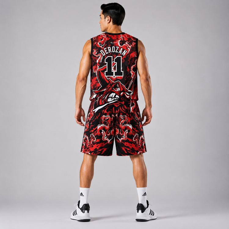ست ورزشی بسکتبال طرح Chicago Bulls