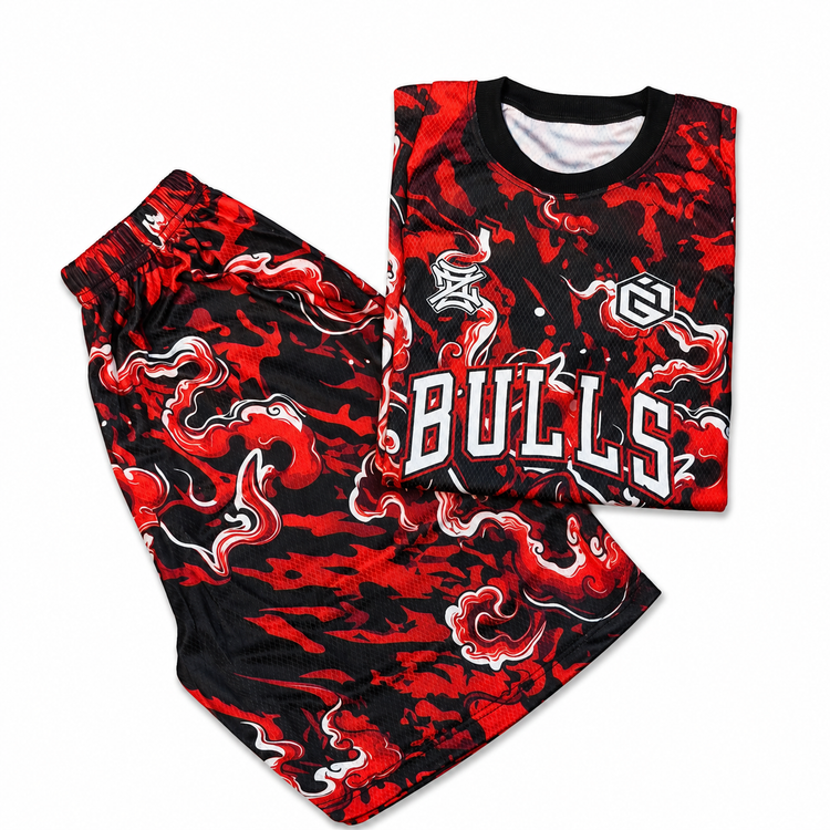 ست ورزشی بسکتبال طرح Chicago Bulls