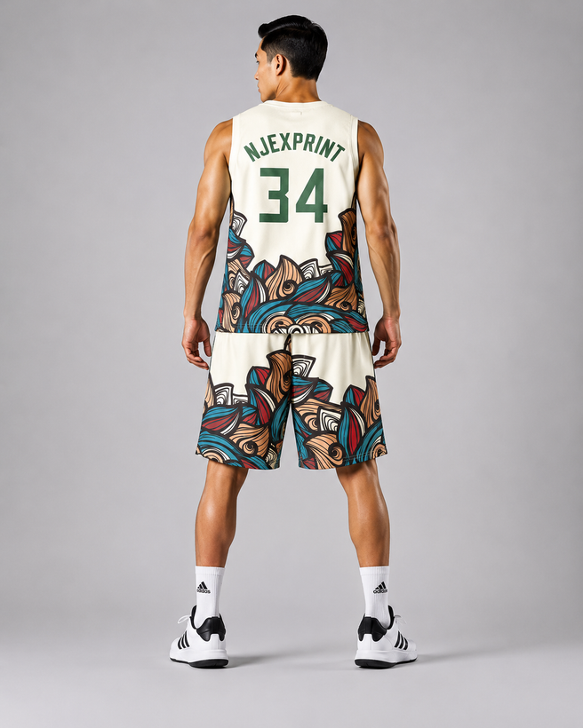 ست ورزشی بسکتبال طرح Milwaukee Bucks