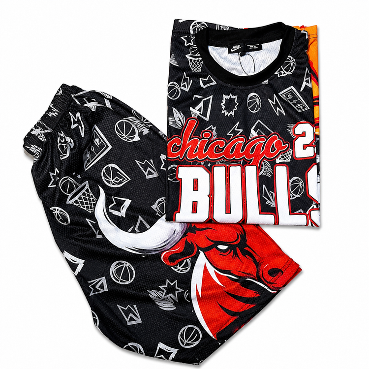 ست ورزشی بسکتبال طرح Chicago Bulls شماره 23