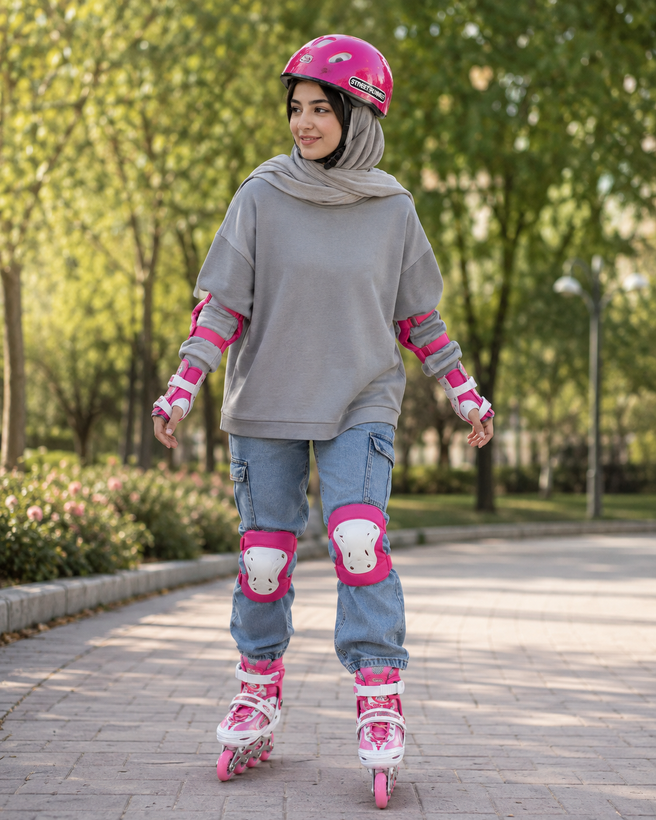 اسکیت سافت STREET RUNNER به همراه کلاه ایمنی و ست محافظ
