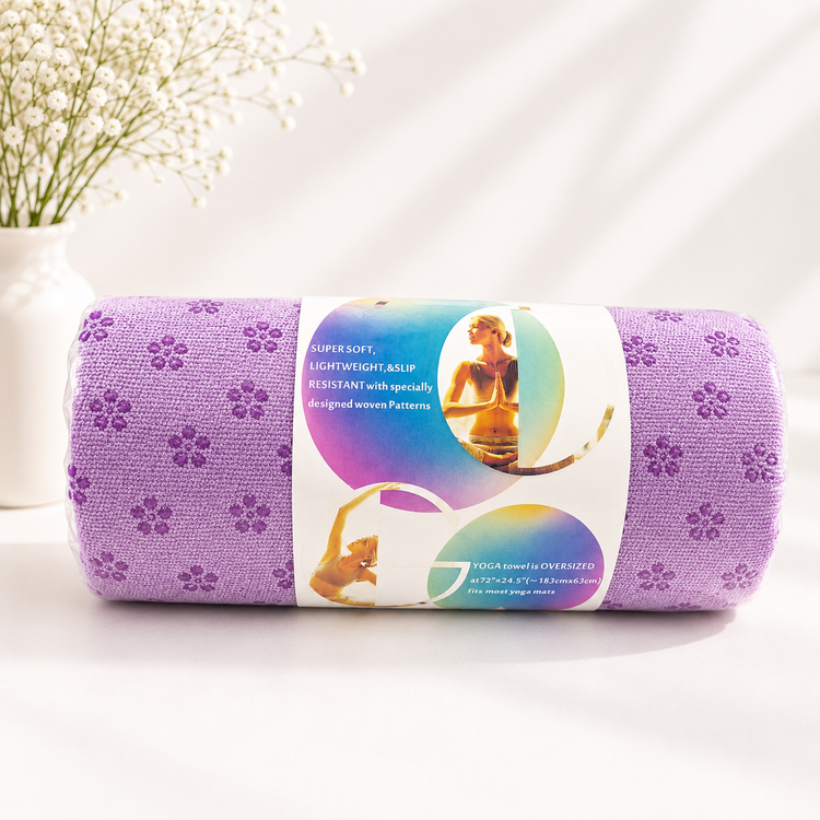 حوله یوگا Super Soft طرحدار در چهار رنگ