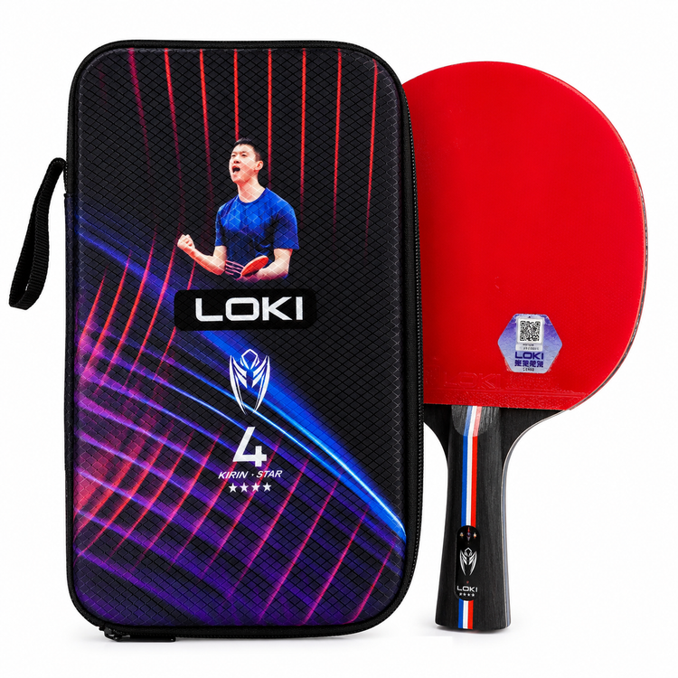 راکت پینگ پنگ لوکی LOKI Kirin Star 4 به همراه کیف + هدیه