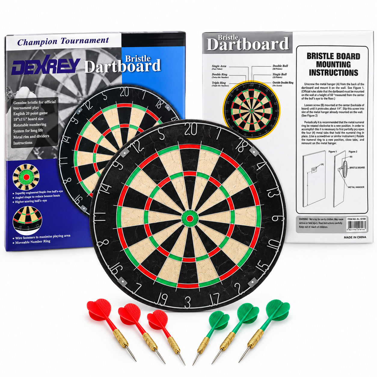 صفحه دارت DEXREY Bristle Champion Tournament سایز 18 اینچ