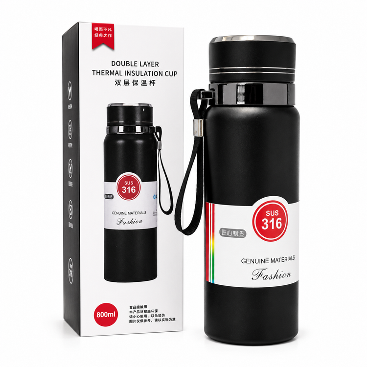 فلاسک (فلاکس) دوجداره استیل SUS 316 مدل Vacuum Cup
