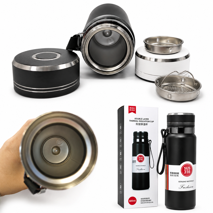 فلاسک (فلاکس) دوجداره استیل SUS 316 مدل Vacuum Cup