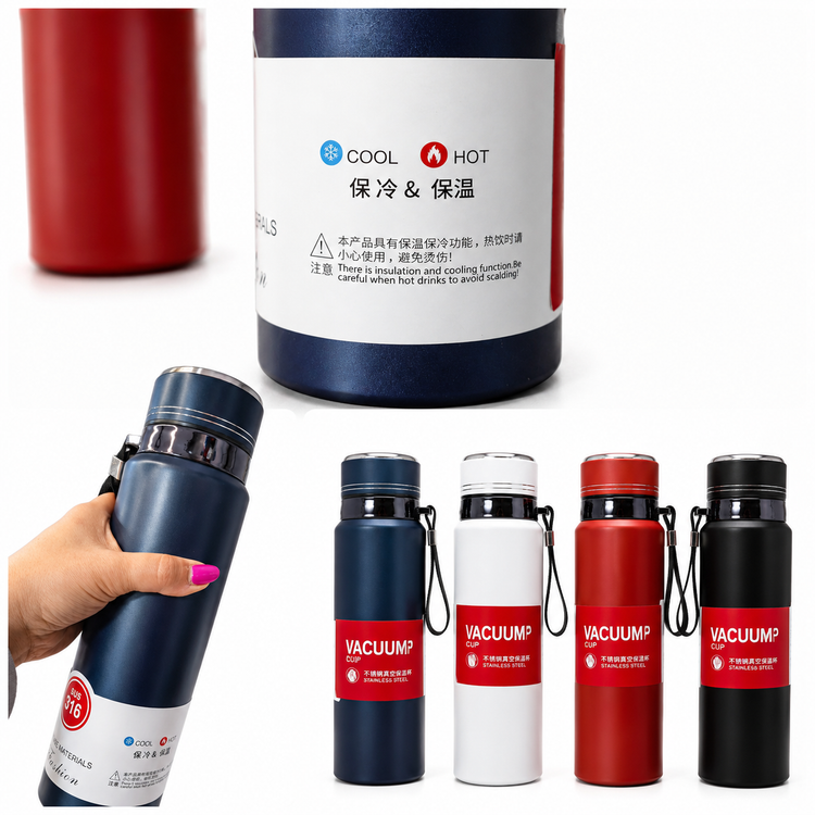 فلاسک (فلاکس) دوجداره استیل SUS 316 مدل Vacuum Cup