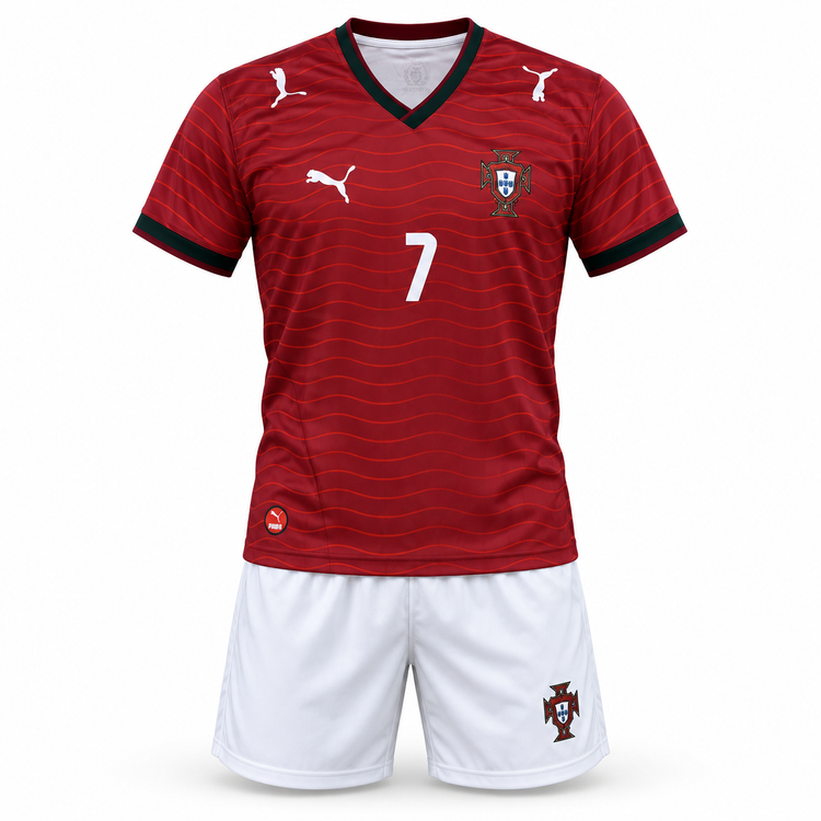 پیراهن و شورت پرتغال 2026 ( با اسم و شماره رونالدو )