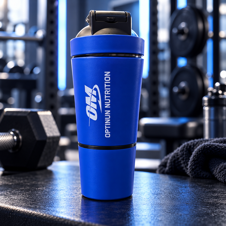 شیکر استیل OM دو تکه Optimum Nutrition
