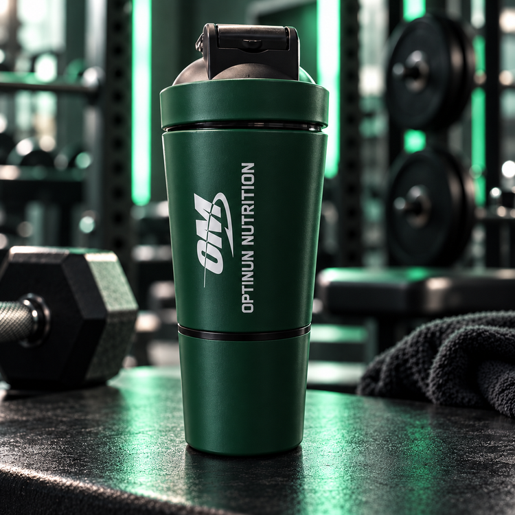 شیکر استیل OM دو تکه Optimum Nutrition