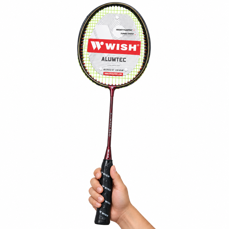 راکت بدمینتون ویش Wish Alumtec 550 + هدیه
