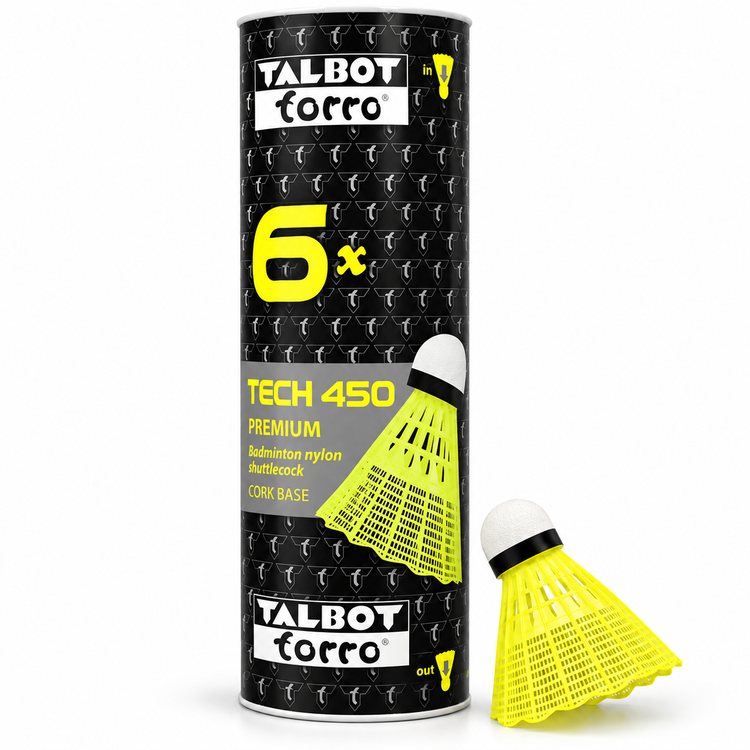 توپ بدمینتون نایلونی Talbot Torro Tech 450